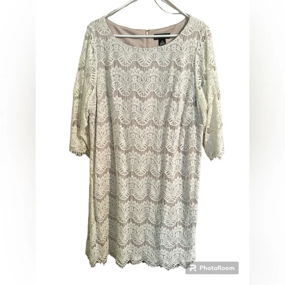ivory lace bell sleeve dress Ivory Rustic Wedding Dresses Backless Lace Long Sleeve Beach Wedding Dress AWD1198 main image 1